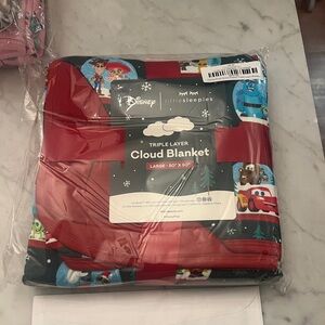 Little Sleepies A Very Pixar Christmas Large Cloud Blanket